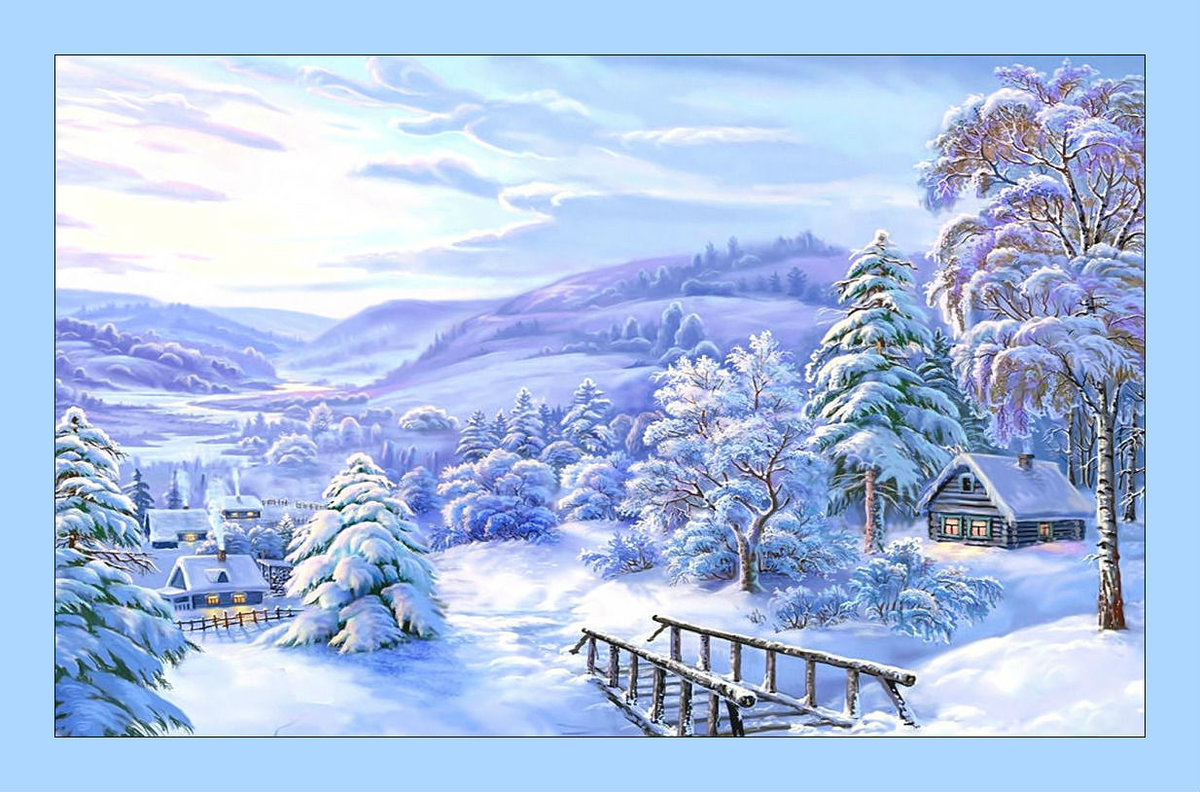 Зимушка-зима. - пейзаж, сугробы, снег, зима - оригинал