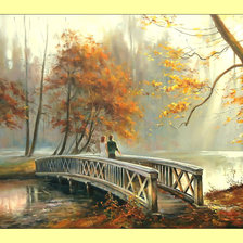 Оригинал схемы вышивки «Осенний пейзаж.» (№1989671)