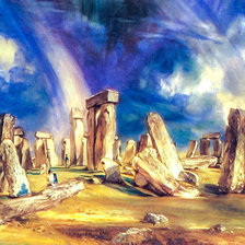 Схема вышивки «Stonehenge.»