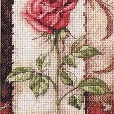 Оригинал схемы вышивки «Роза» (№1995926)
