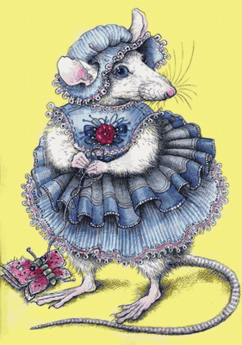 Мышка-норушка - символ года, животное, мышонок, грызун - предпросмотр