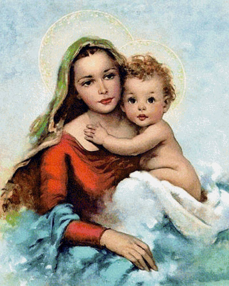 Madonna e Jesus - religione - предпросмотр
