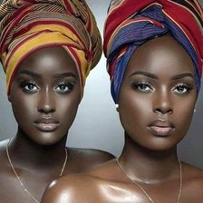 Оригинал схемы вышивки «Африканские красавицы» (№2002908)