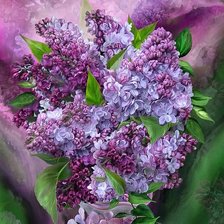 Схема вышивки «Lilacs»