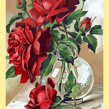 Оригинал схемы вышивки «Серия "Розы".» (№2008895)