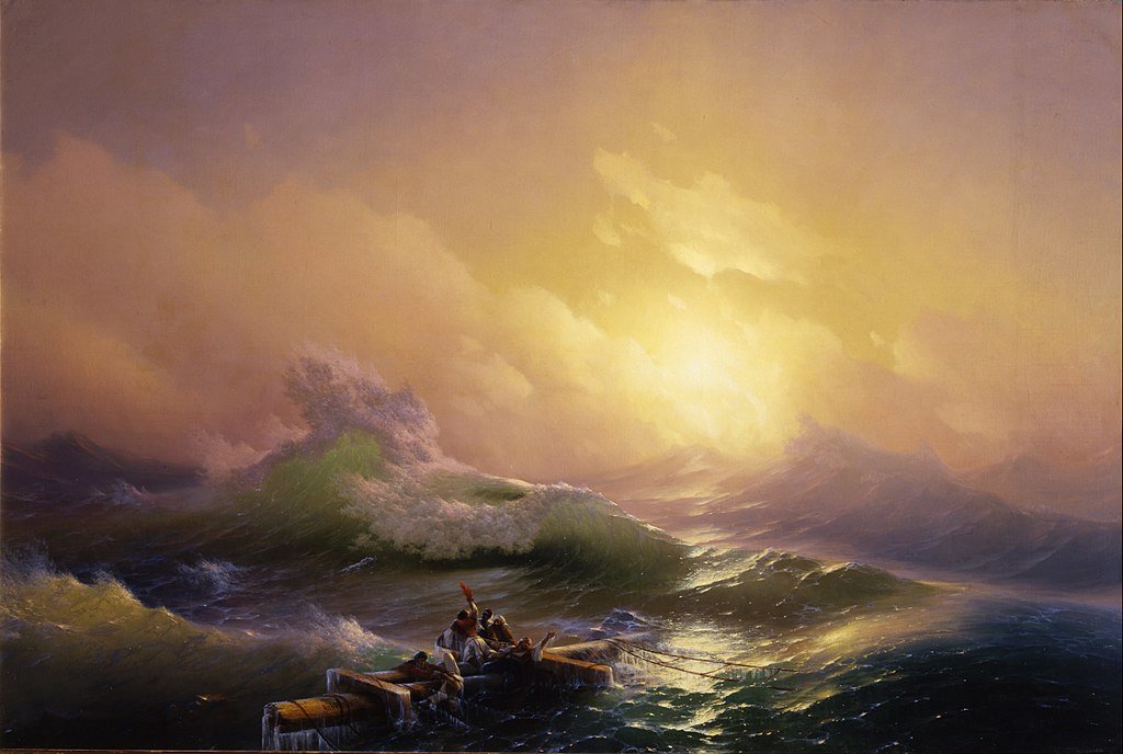 Айвазовский "Девятый вал" - айвазовский, картина, море - оригинал