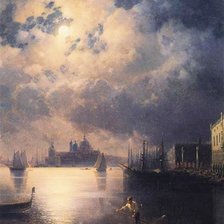 Byron in Venice by Ivan Aivazovsky