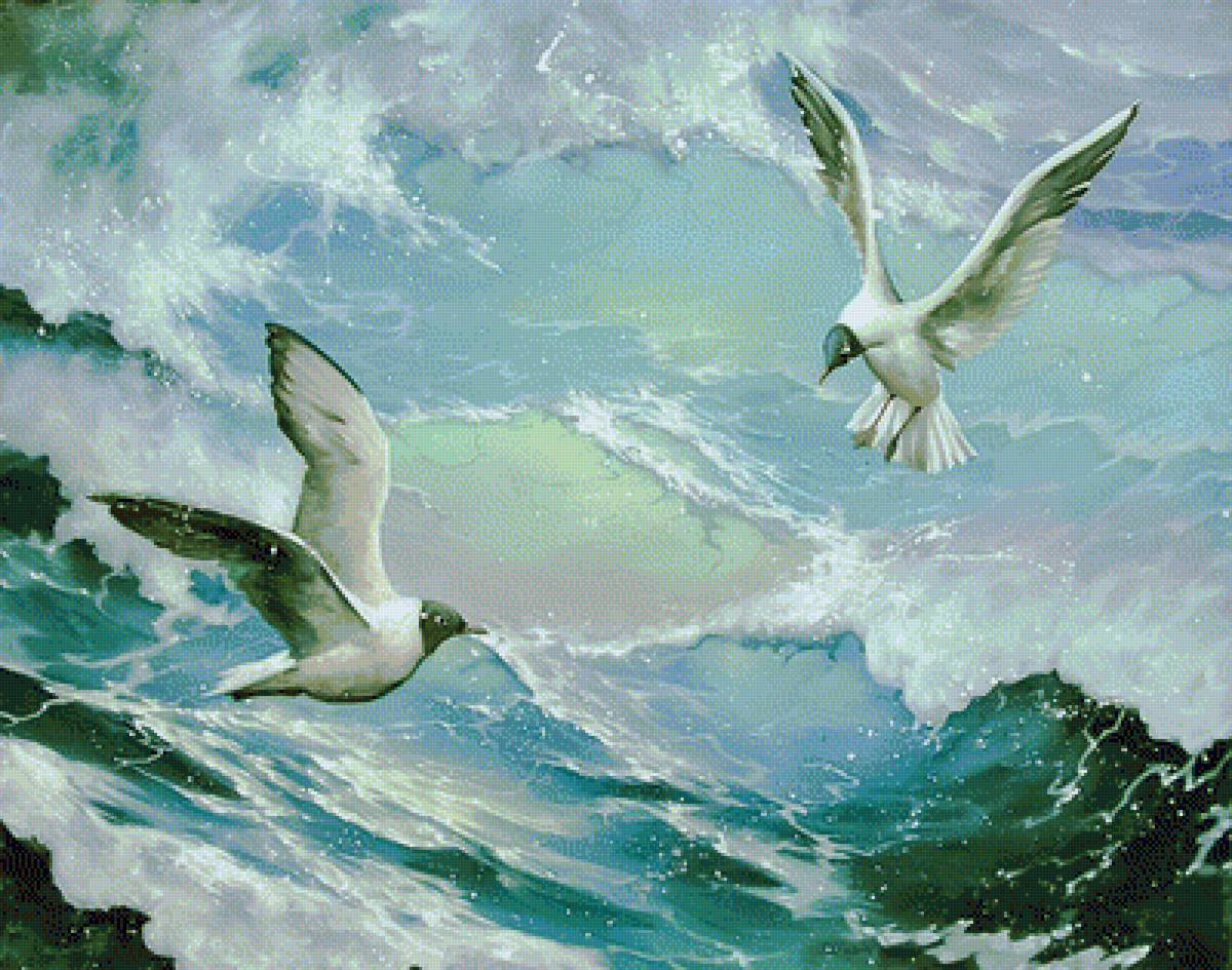 Element. - sergey boev paintings.seascenes..birds. - предпросмотр