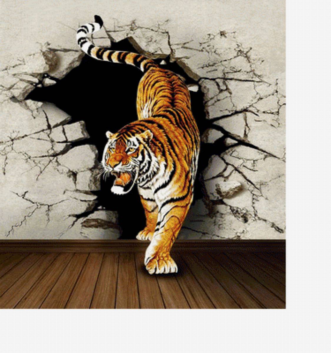 Тигр - звери, животные - предпросмотр