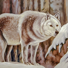 Схема вышивки «Wolf.»