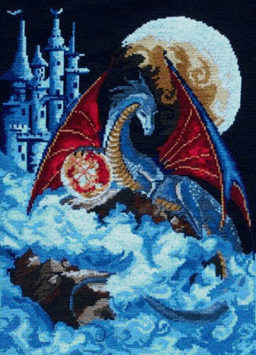 дракон с голубой планеты - фентази, дракон - предпросмотр