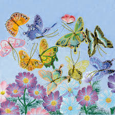 Схема вышивки «Бабочки танцуют»