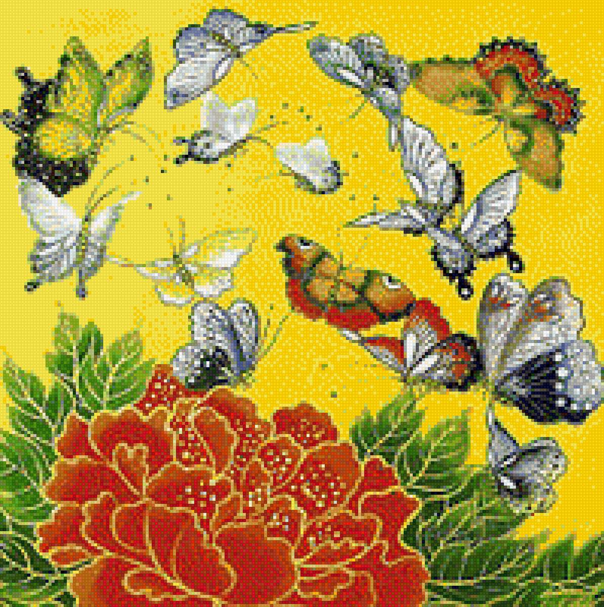 Бабочка - бабочка, насекомое, картина - предпросмотр