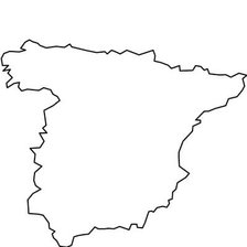Оригинал схемы вышивки «SPAIN MAP» (№2045746)