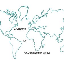 Оригинал схемы вышивки «MAPA MUNDI-ALGUNOS LO CONSEGUIMOS 2020» (№2049798)