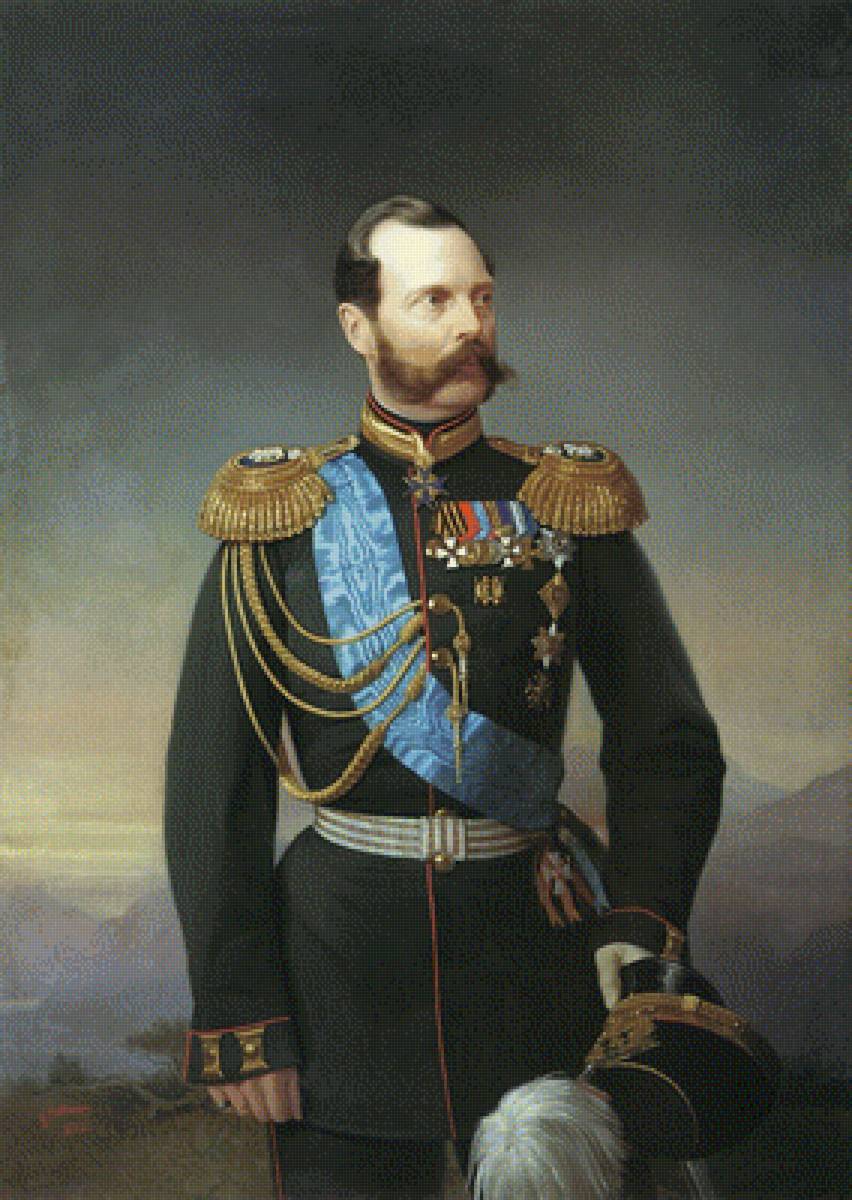 Александр II - портрет, царь, история, романовы - предпросмотр
