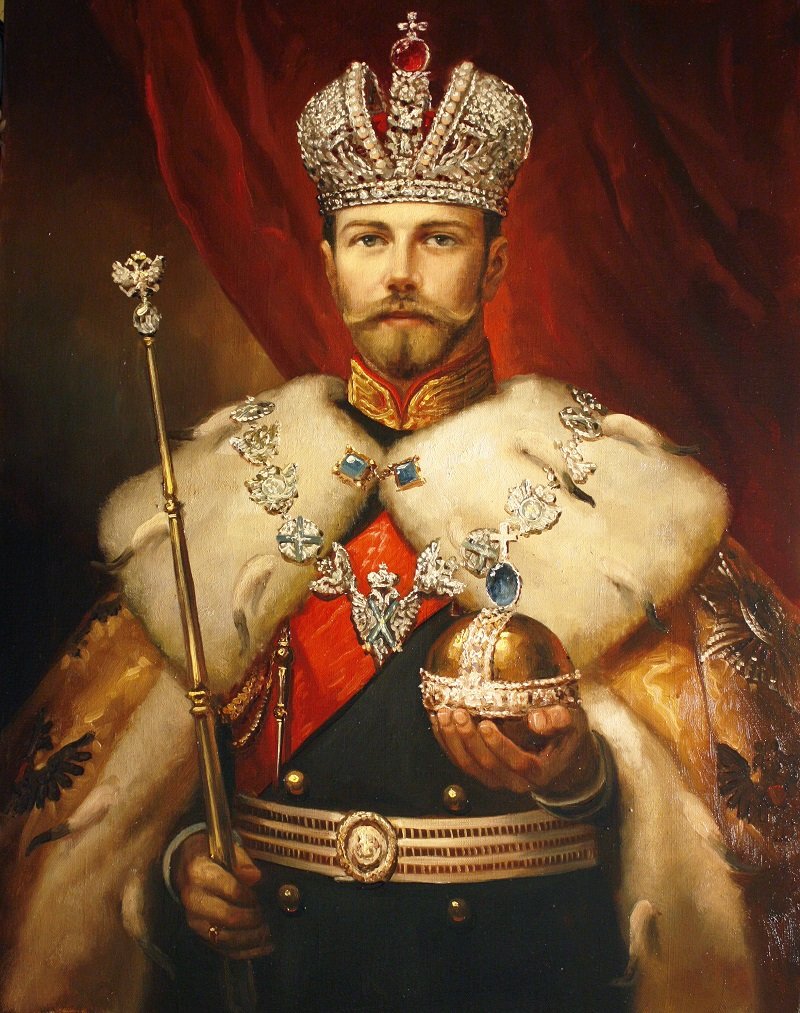 Император Николай II Андрей Шишкин - история, царь, романовы, портрет - оригинал