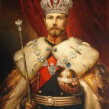 Оригинал схемы вышивки «Император Николай II Андрей Шишкин» (№2051052)