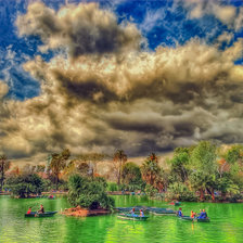 Схема вышивки «Parc de la Ciutadella-Barcelona.»