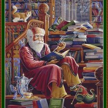 Волшебник в библиотеке