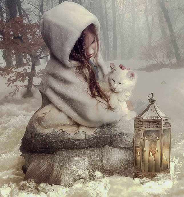 Snow Tales. - snowscenes.children.animals. - оригинал