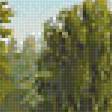 Предпросмотр схемы вышивки «Пейзаж. Лес.» (№2064775)