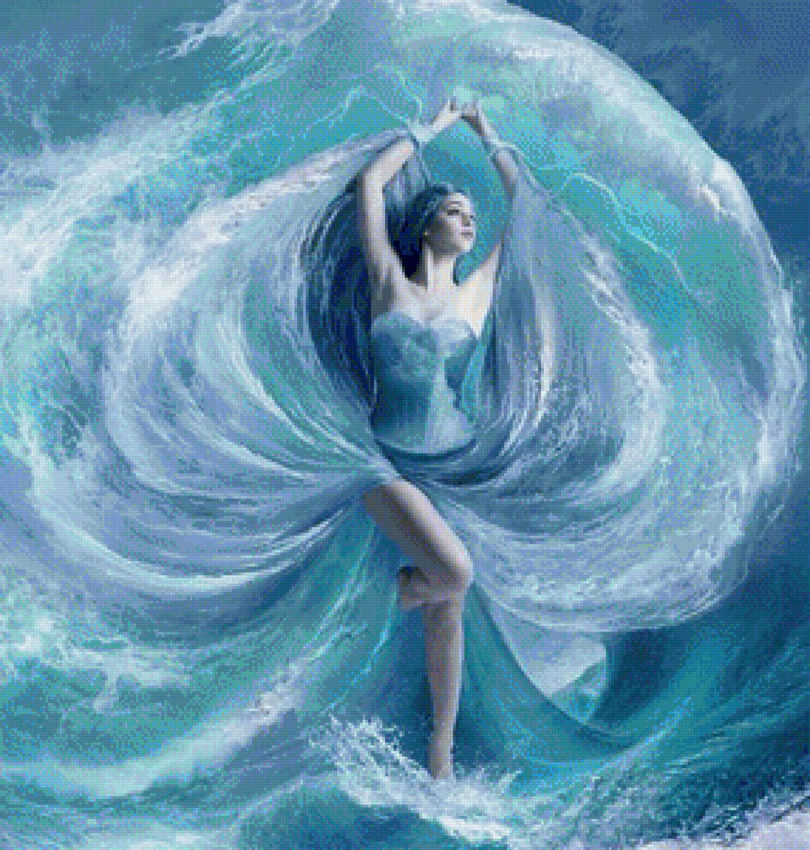 Агидель - богиня воды. - мифы, мифические существа, славянский бестиарий, легенды, боги - предпросмотр