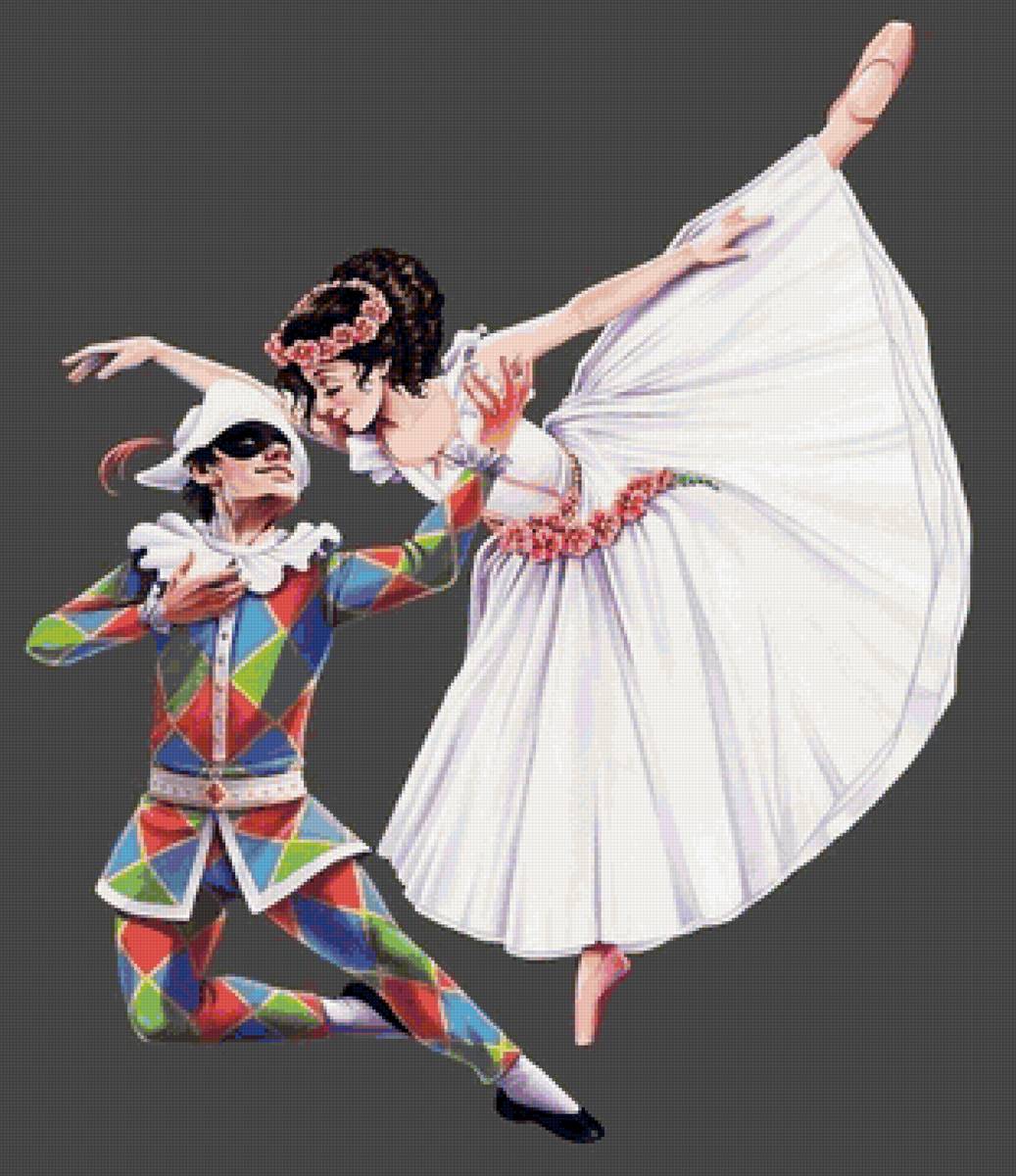 Балет - танец, арлекин, балет, балерина - предпросмотр