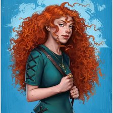 Схема вышивки «Merida»