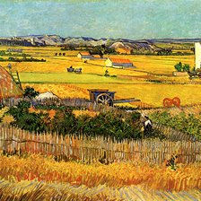Урожай в Ла Кро. Ван Гог