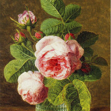 Схема вышивки «Розы. Корнелис Ван Спаендорк»