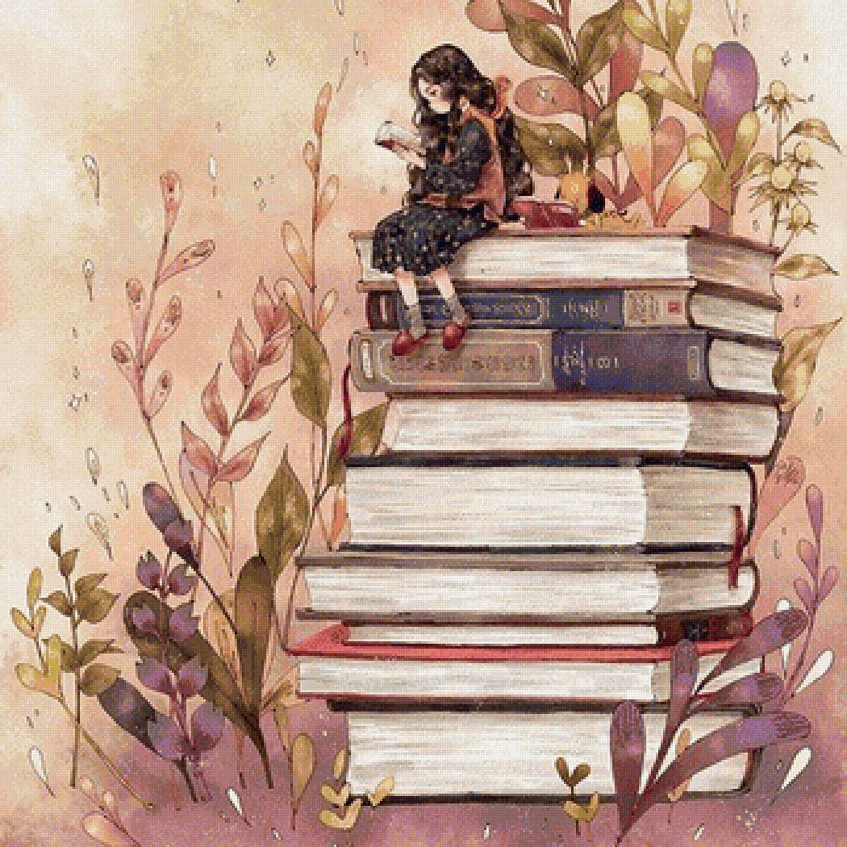 найти себя - досуг, книги, чтение, девочка - предпросмотр