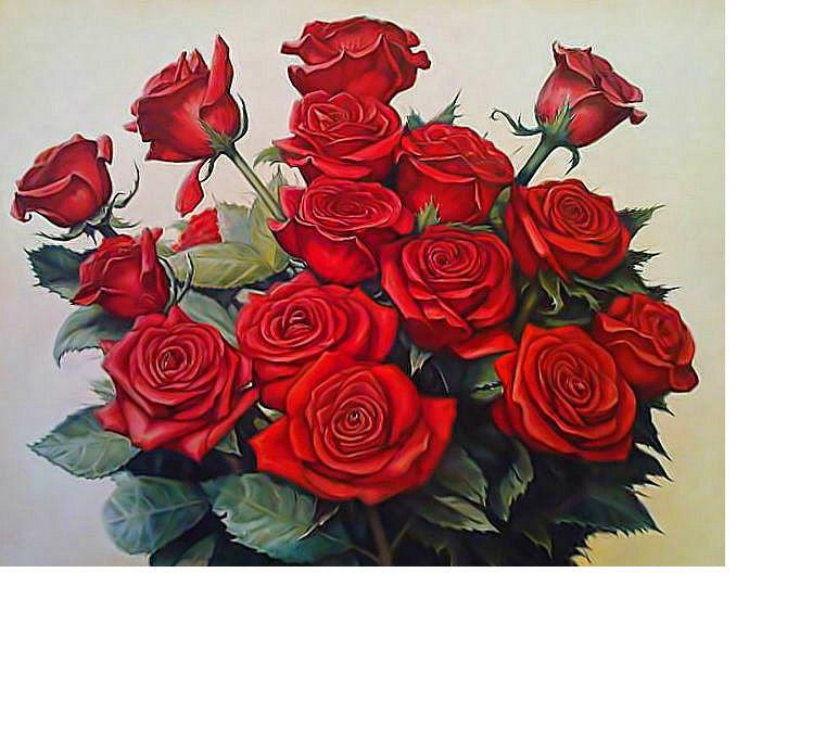 Букет - розы, цветы - оригинал