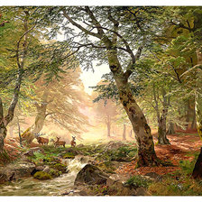 Оригинал схемы вышивки «Пейзаж. Лес.» (№2098155)