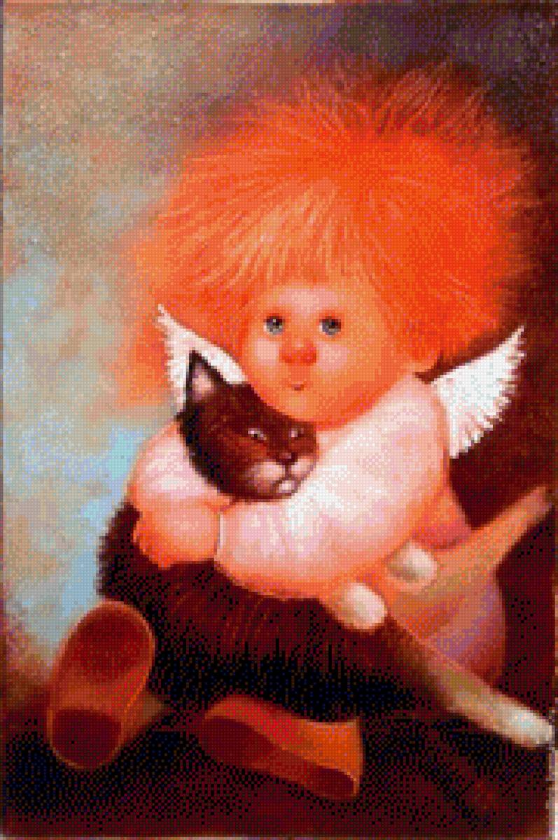 Любимчик Рыжего - малыш ангел, кот - предпросмотр