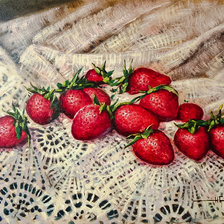 Схема вышивки «Strawberries.»