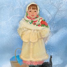 Схема вышивки «Зима»