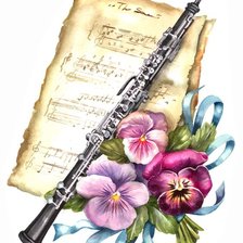 Схема вышивки «klarinet»