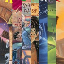 Схема вышивки «Книги Гарри Поттер»