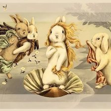 Схема вышивки «Кролики возрождения»