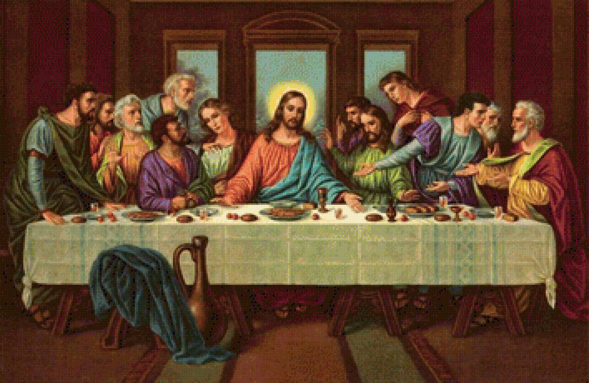 Тайная вечеря - апостолы, иисус, трапеза - предпросмотр