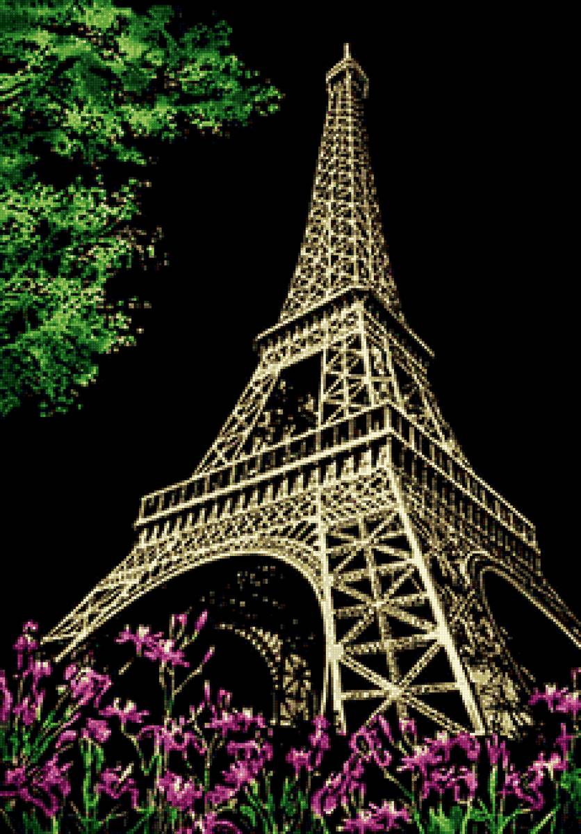 Париж - франция, эйфелева башня, париж - предпросмотр