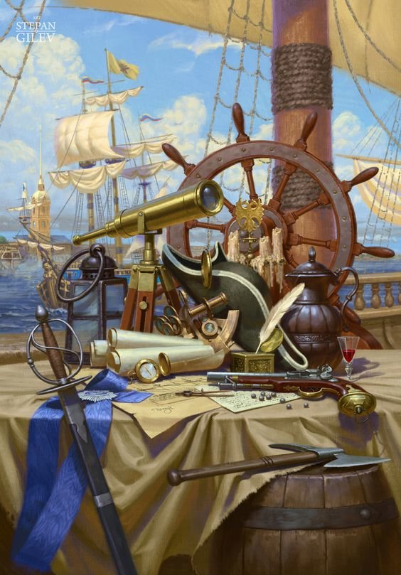 Морской - шпага, море, корабль - оригинал