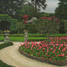 Сад Холкер Холл, графство Камбрия, Англия