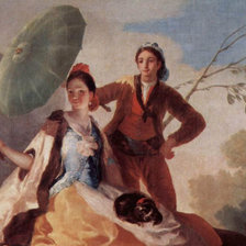 Схема вышивки «Francisco Goya The Parasol»