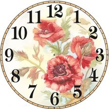 Схема вышивки «RELOJ AMAPOLAS»