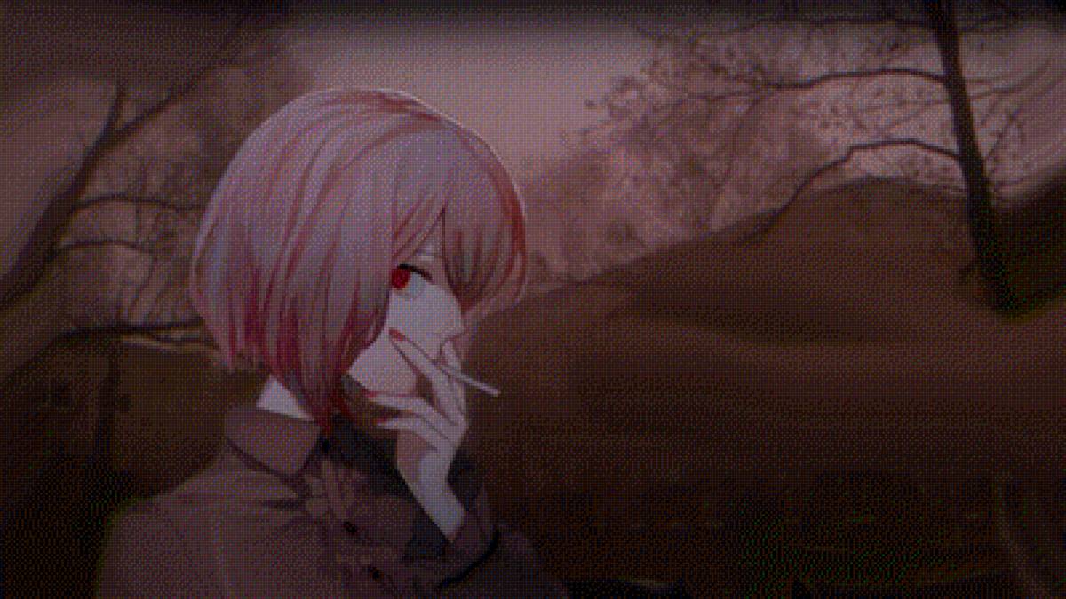 хана аниме девушка с сигаретой озверевшая - сигарета, аниме, озверевшая, девушка, хана, персонаж - предпросмотр
