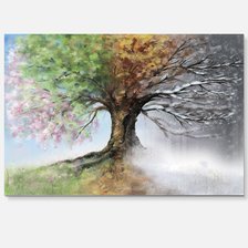 Схема вышивки «4 Seasons Tree»