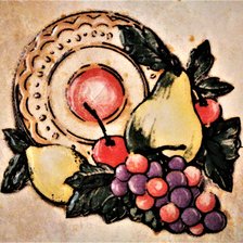 дуэт на кухню: тарелка с фруктами(20на19см)