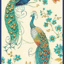 Схема вышивки «Райские птицы»